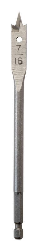 FLAT BORING BIT 7/16X6