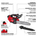 Milwaukee 2826-21T M18 FUEL™ 14" Top Handle Chainsaw Kit