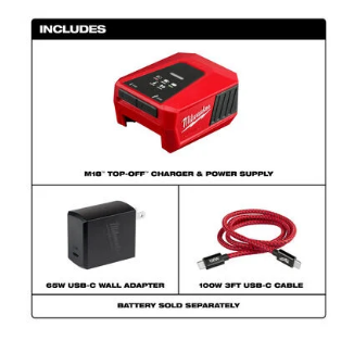 Milwaukee M18™ TOP-OFF™ Charger & Power Supply 2847-20