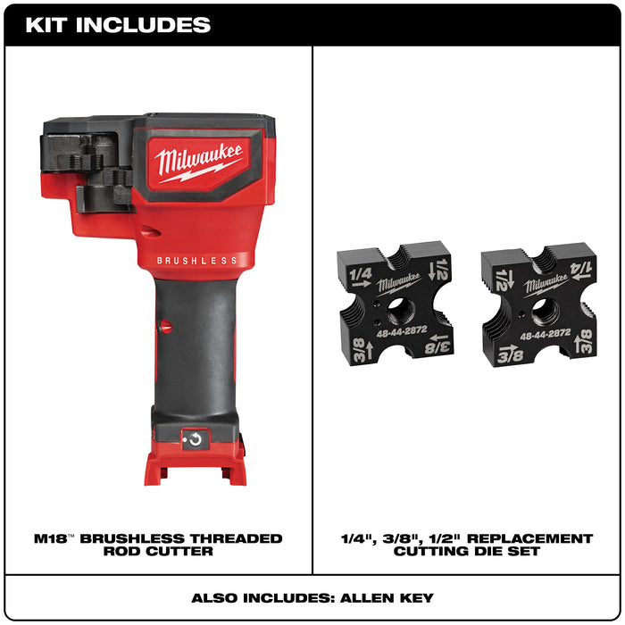 Milwaukee 2872-20 M18™ Brushless Threaded Rod Cutter (Tool Only)