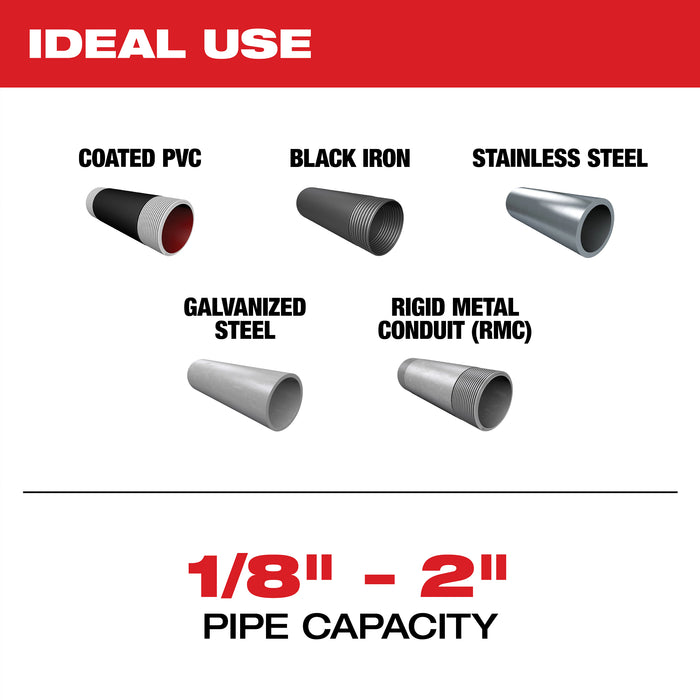 Milwaukee 2874-22HD M18 FUEL™ Pipe Threader w/ ONE-KEY™ Kit