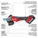 Milwaukee 2882-22 M18 FUEL™ 4-1/2" / 5" Braking Grinder w/ ONE-KEY™ Paddle Switch, No Lock
