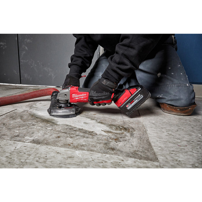 Milwaukee 2882-22 M18 FUEL™ 4-1/2" / 5" Braking Grinder w/ ONE-KEY™ Paddle Switch, No Lock