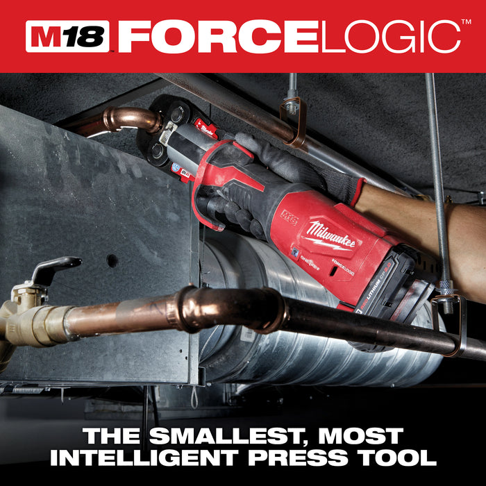 Milwaukee 2922-22M M18™ FORCE LOGIC™ Press Tool Kit w/ ONE-KEY™ with 1/4"-7/8" Streamline™ ACR Jaws