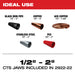 Milwaukee 2922-22M M18™ FORCE LOGIC™ Press Tool Kit w/ ONE-KEY™ with 1/4"-7/8" Streamline™ ACR Jaws
