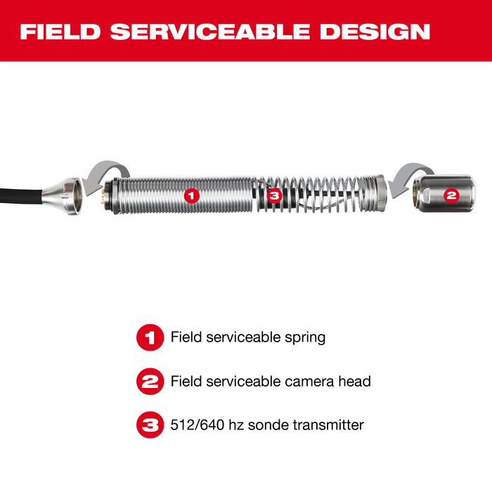 Milwaukee 3972-22 M18™ 100’ Flexible Modular Pipeline Inspection System