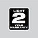 Milwaukee 2 year light warranty