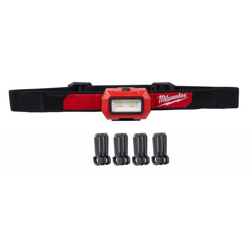 LED HEADLAMP BLK/RD 350L