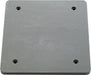 Cantex New Work Square PVC 2 gang Outlet Box Gray