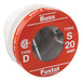 Bussmann 20 amps Dual Element Tamper Proof Plug 4 pk