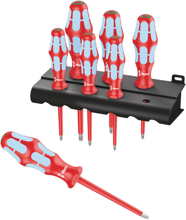 Wera 3167 i/7 TORX® Screwdriver set, stainless and rack, 7 pieces 05022767001, view 2