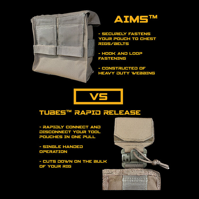 Utility Knife Pouch with 2" 26lb pull force magnet Black