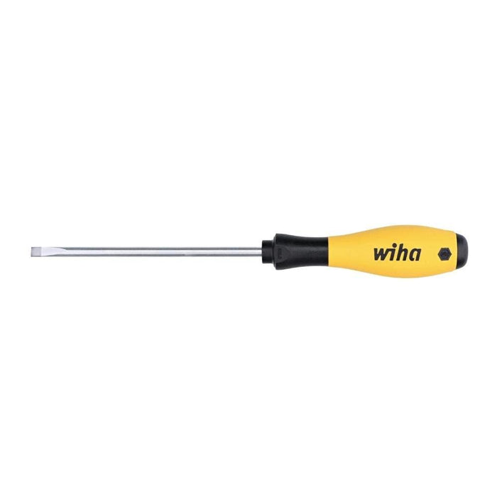 Wiha 30246 Slotted Screwdriver, ESD Safe with SoftFinish Handle, 5.5mm