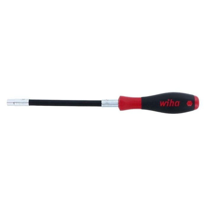 Wiha 37237 Long Flexible Shaft Nut Driver with SoftFinish Handle, Metric, 6.0 x 150mm