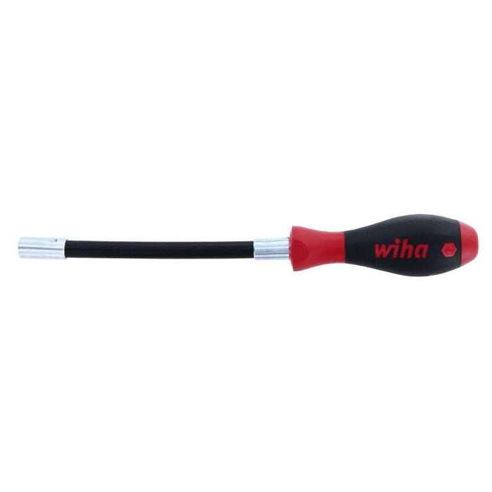 Wiha 37241 Long Flexible Shaft Nut Driver with SoftFinish Handle, Metric, 10.0 x 175mm