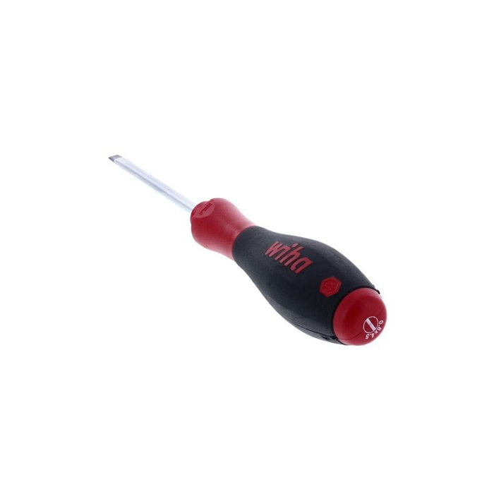 Wiha 30218 Slotted Screwdriver with SoftFinish Handle, 4.5 x 80mm