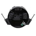 Cantex EZ Box New Work 20 cu in Round Polycarbonate Ceiling Box Black