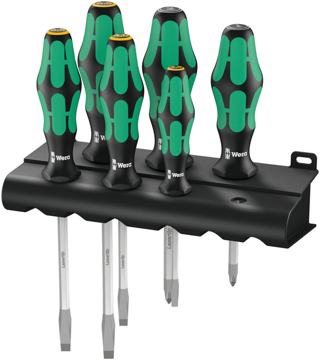 334/355 SK/6 Screwdriver set Kraftform Plus Lasertip and rack