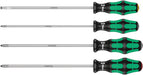 Wera 335/350/355/4 Screwdriver set Kraftform Plus Lasertip 200 mm-long blades, 4 pieces 05347736002, view 2