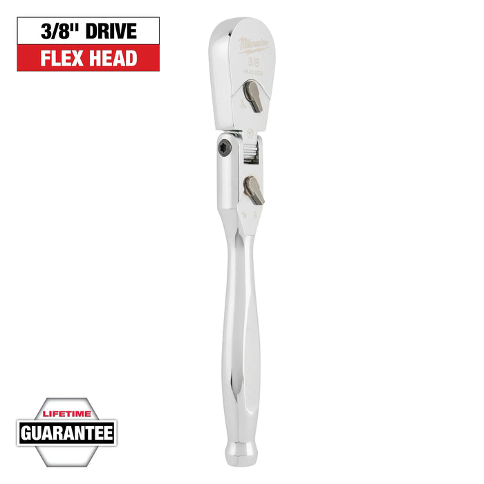 Milwaukee 3/8 in. drive SAE Flex Head Ratchet 90 teeth 48-22-9039, main product view