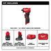 Milwaukee 3485-22 M12 FUEL™ 1/4" Right Angle Die Grinder Kit