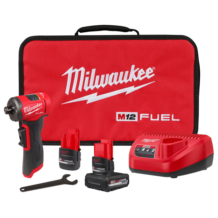 Milwaukee 3485-22 M12 FUEL™ 1/4" Right Angle Die Grinder Kit