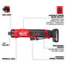 Milwaukee 3486-22 M12 FUEL™ 1/4" Straight Die Grinder Kit