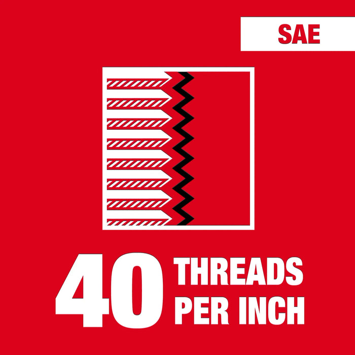 Milwaukee 4-40 NC Straight Flute Plug Tap & #43 Drill Bit 49-57-5508
