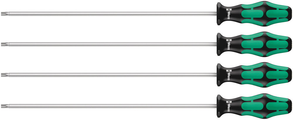 367/4 TORX® HF Kraftform Plus Screwdriver set with holding function and 300 mm-long blades