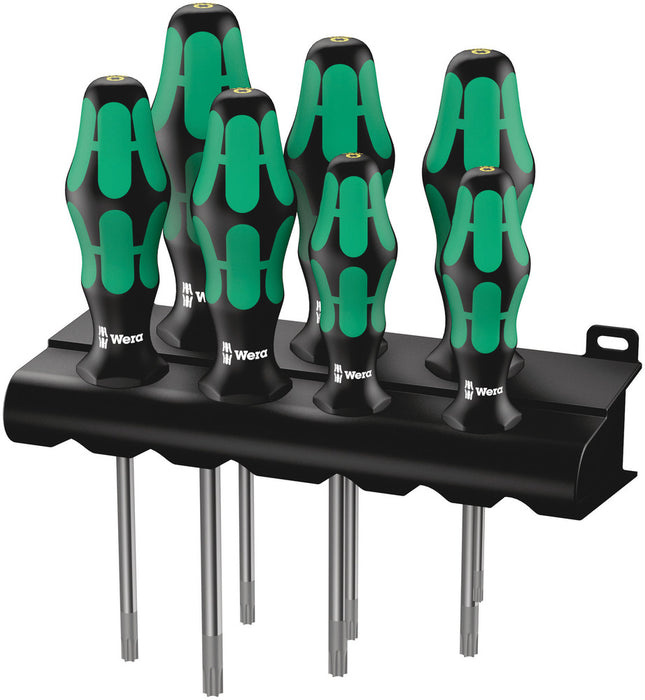 367/7 TORX® HF Kraftform Plus Screwdriver set with holding function and rack