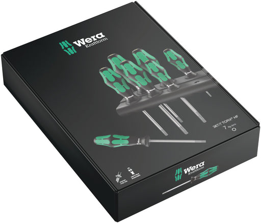 Wera 367/7 TORX® HF Kraftform Plus Screwdriver set with holding function and rack, 7 pieces 05223161001, view 2