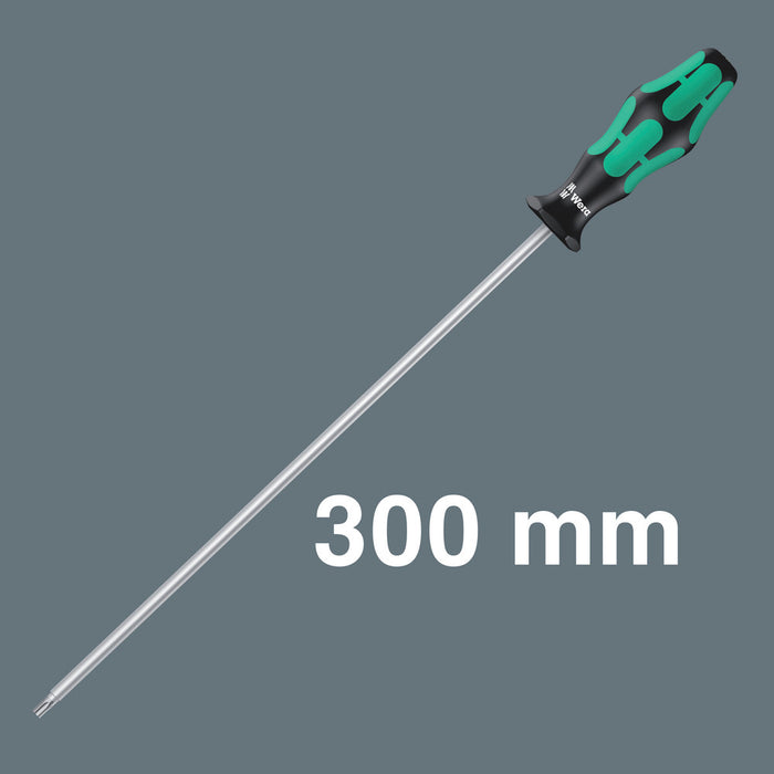 Wera 367/4 TORX® HF Kraftform Plus Screwdriver set with holding function and 300 mm-long blades, 4 pieces 05028074001, view 3