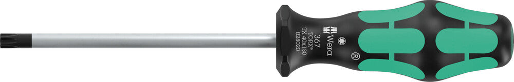 Wera 367 TORX® BO Screwdriver for tamper-proof TORX® screws, TX 40 x 130 mm 05138266001, view 2