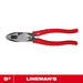 Milwaukee 9 in. Forged Alloy Steel High Leverage Linesman Pliers 48-22-6100, main product view
