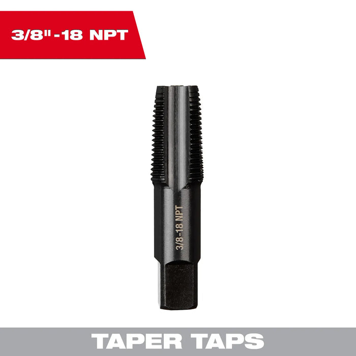 Milwaukee 3/8"-18 NPT Straight Flute Taper Tap 49-57-5292