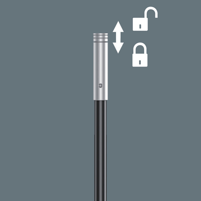 Wera 393 S Bitholding screwdriver extra slim with flexible shaft, 1/4" x 173.5 mm 05028161001, view 4