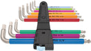 Wera 3950/9 Hex-Plus Multicolour Imperial Stainless 1, imperial, stainless steel, 9 pieces 05022860001, view 2