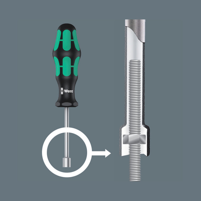 Wera 395 HO Nutdriver, 3/8" x 90 mm 05029505001, view 4