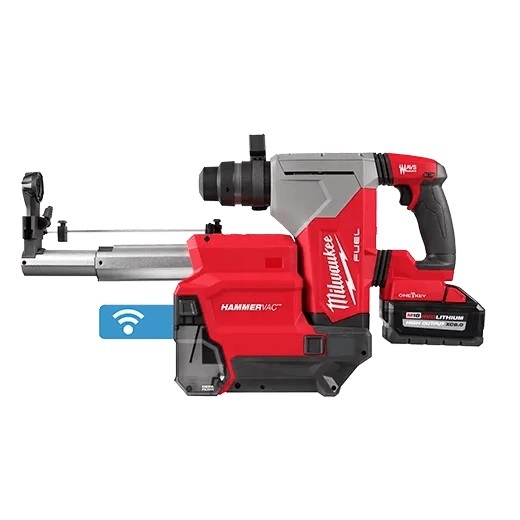 M18 FUEL™ 1-1/8" SDS Plus Rotary Hammer w/ ONE-KEY™ & HAMMERVAC™ Dedicated Dust Extractor Kit