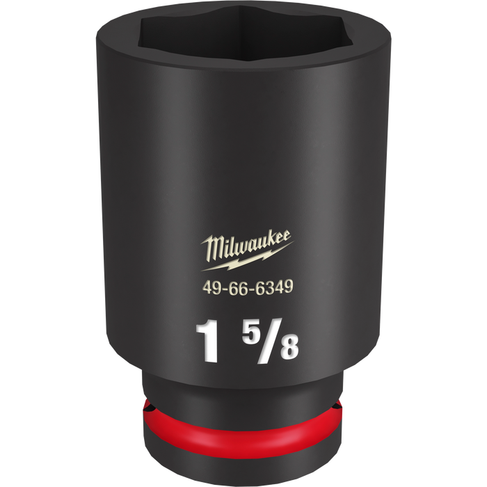 Milwaukee 49-66-6349 SHOCKWAVE 3/4 inch Drive 1-5/8 inch Deep 6 Point Impact Socket