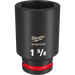Milwaukee 49-66-6349 SHOCKWAVE 3/4 inch Drive 1-5/8 inch Deep 6 Point Impact Socket