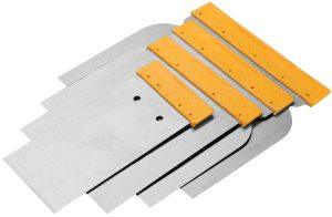 Tolsen 4pc Wall Scraper Set 2″, 3″, 4″, 5″, High Quality Tool Steel Fine Polished Finish with Plastic Handle