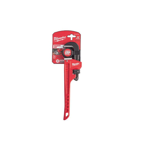 PIPE WRENCH 10 BLK/RED