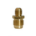 ATC 3/4 in. Flare X 1/2 in. D Flare Yellow Brass Union