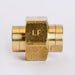 ATC 1/4 in. FPT X 1/4 in. D FPT Yellow Brass Union