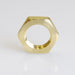 ATC Pipe Lock Nut 1/2 in. Yellow Brass 1 pc