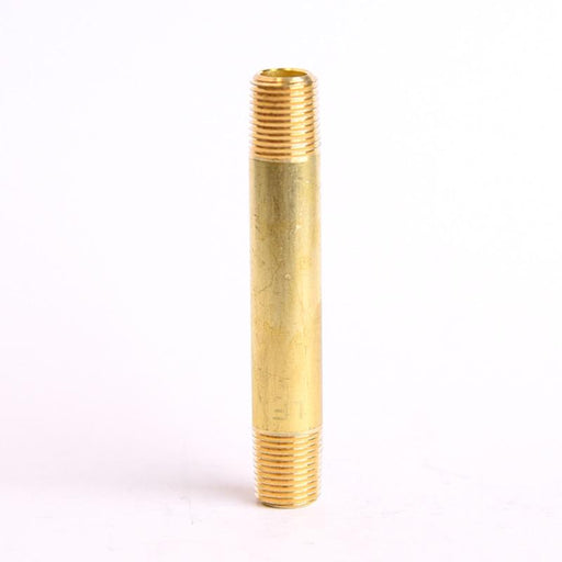ATC 1/8 in. MPT X 1/8 in. D MPT Yellow Brass Nipple 2-1/2 in. L