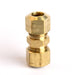 ATC 5/16 in. Compression X 5/16 in. D Compression Yellow Brass Union