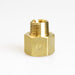 ATC 1/2 in. FPT X 3/8 in. D MPT Brass Reducing Coupling