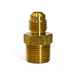 ATC 1/4 in. Flare X 1/4 in. D Male Brass Adapter